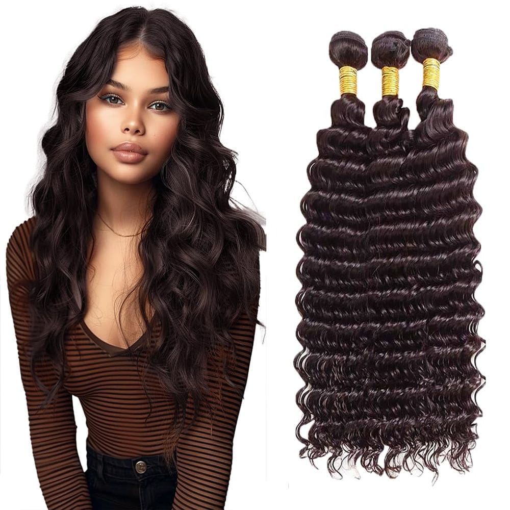 Pacotes de cabelo MAMART Dark Brown Chocolate 50 55 60cm 300g