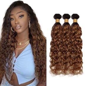 Pacotes de cabelo ZevPiul Ombre Water Wave 100% virgem brasileira