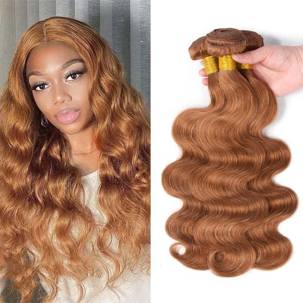 Pacotes de cabelo MAMART Brown Body Wave 3 pacotes de 8-30 polegadas