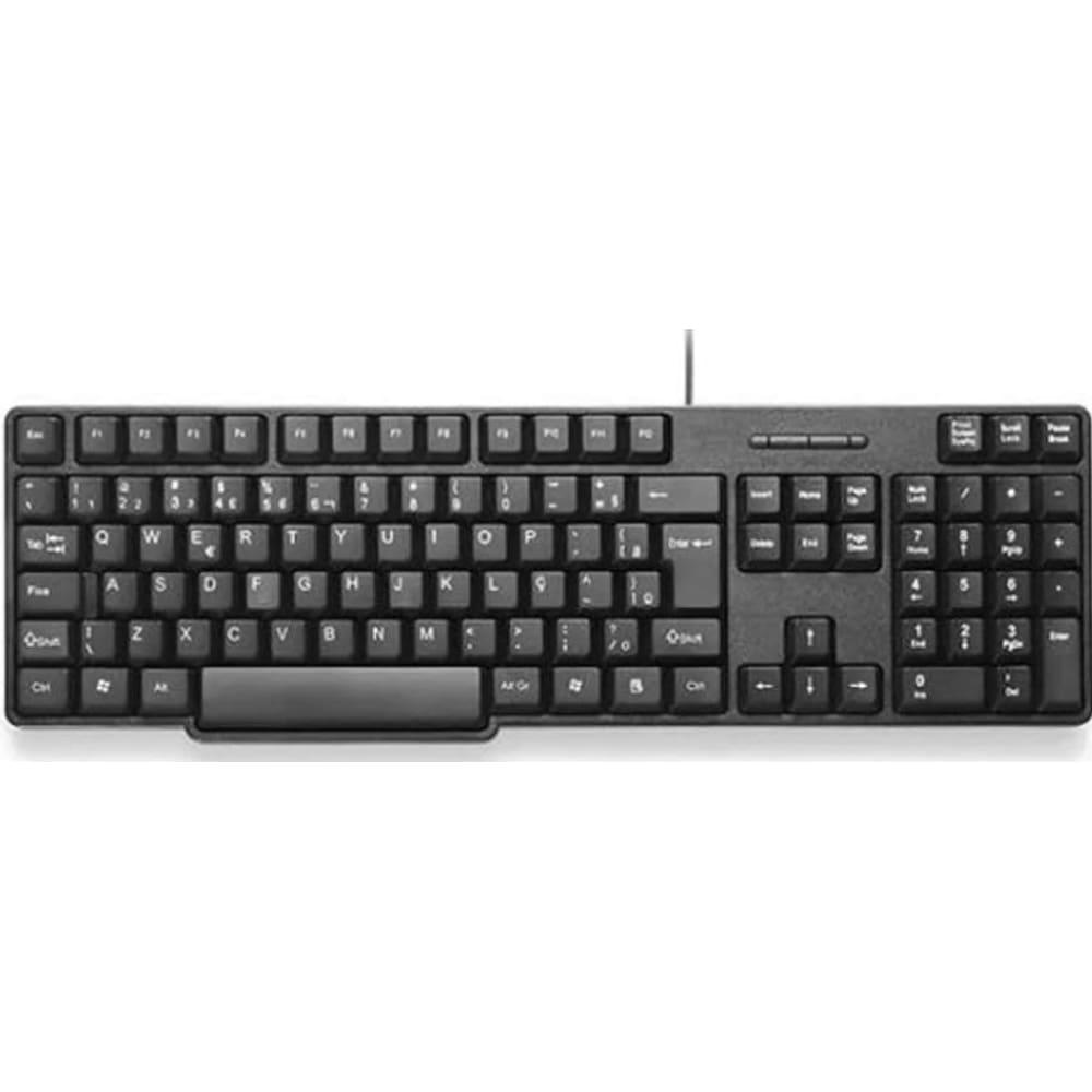 Teclado Slim Multilaser Usb Preto Star Office