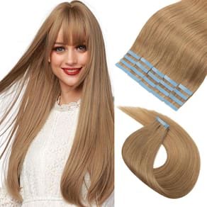 Extensões de cabelo Lveyan Tape em cabelo 100% humano 50 g 20 unidades