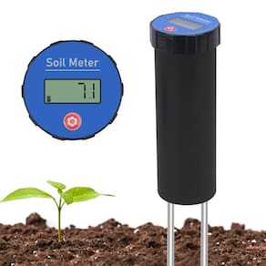 Medidor de pH do solo LUVCOSY Digital Industrial Grade com display LCD