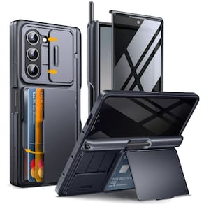 Capa de telefone TONGATE para Samsung Galaxy Z Fold 6 preta