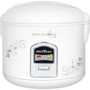 Panela Eletrica De Arroz Britania 5 Xicaras 1.2L - Branca 220V