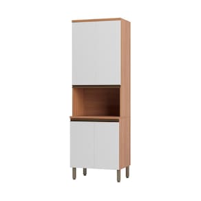 Armário de Cozinha para Forno/Micro-ondas com 4 Portas 70cm Multimóveis CR20399