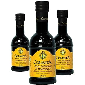 Vinagre Balsâmico 4 Anos Colavita 250Ml  3 Vidros