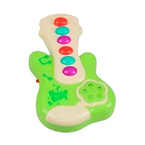 Brinquedo Musical Educativo Mini Guitarra Infantil Cor:Verde