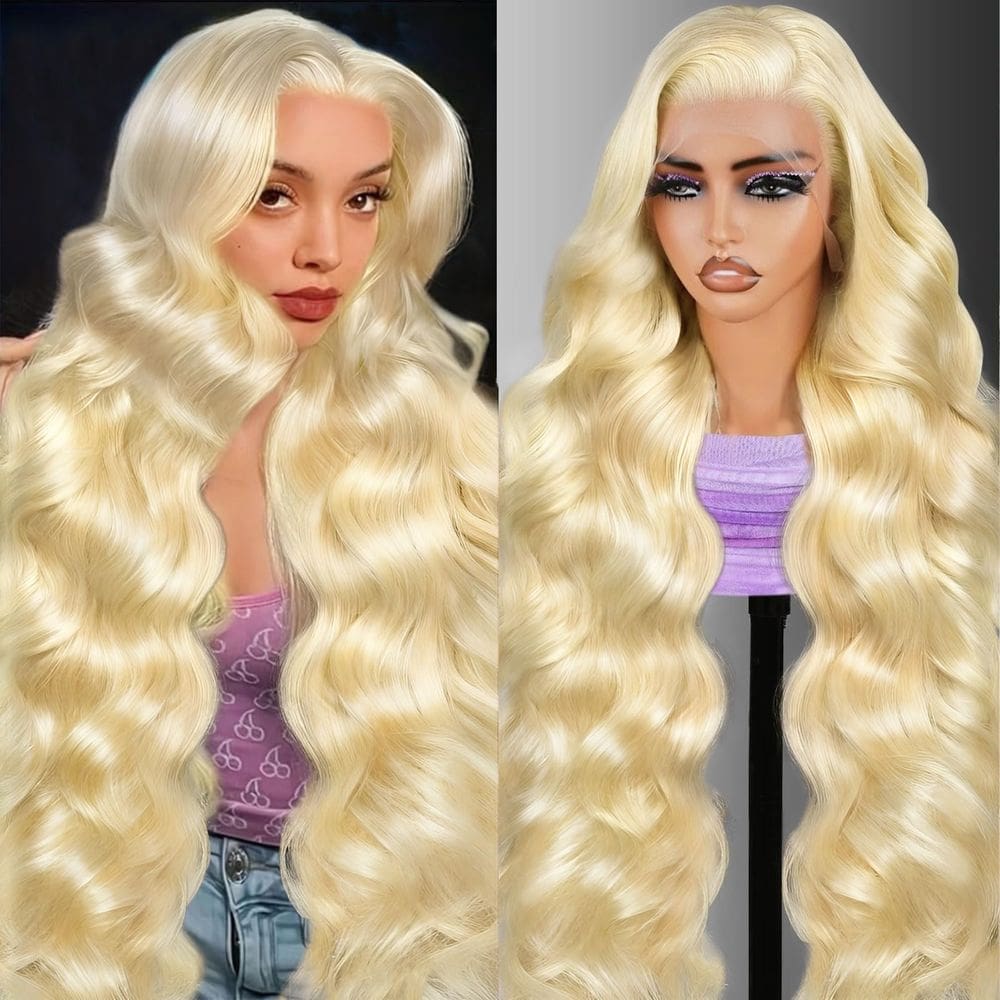 Peruca Shciyair 613 Cabelo humano loiro 22" 200 Density Body Wave
