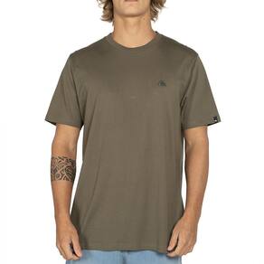 Camiseta Quiksilver Embroidery WT25 Masculina Verde Escuro