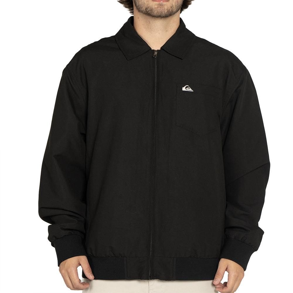 Jaqueta Quiksilver Harrington Transfer WT25 Masculina Preto