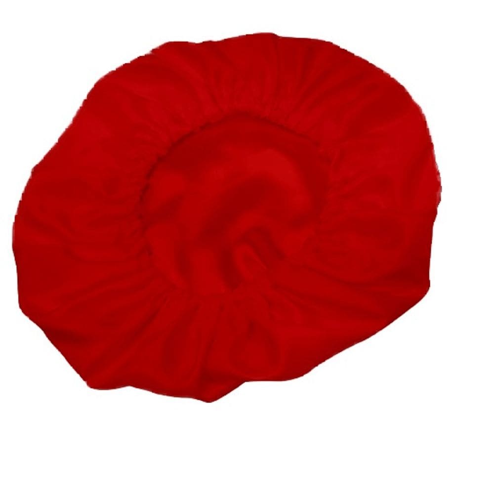 Touca De Cetim Seda Anti Frizz Vermelha