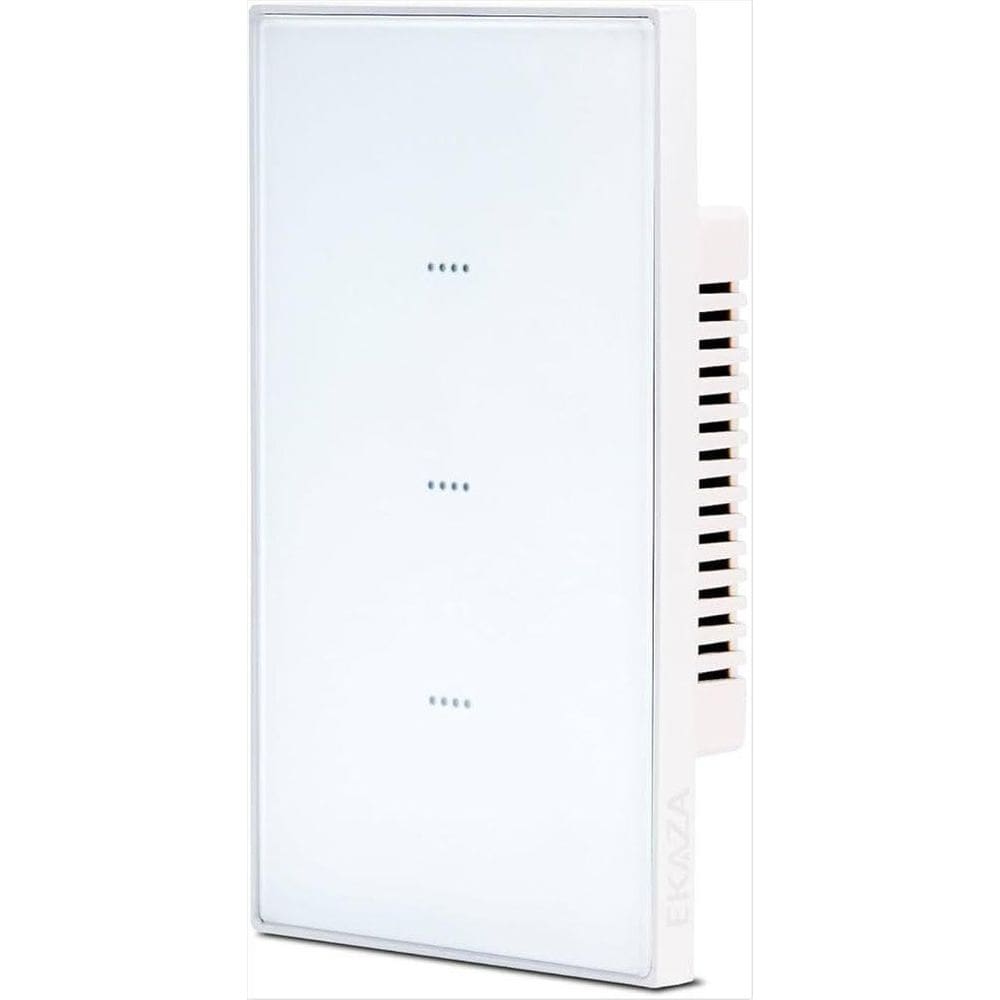 Interruptor Inteligente Vênus Wifi 3 Botões Ekaza Branco 4X2