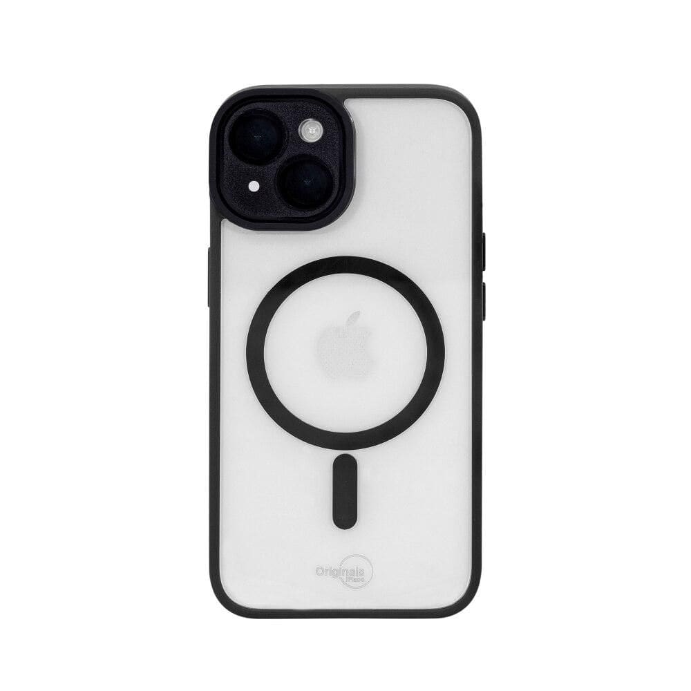 Capa iPhone 14 Originais iPlace, Poli Proteção de Câmera e Indução, Preto