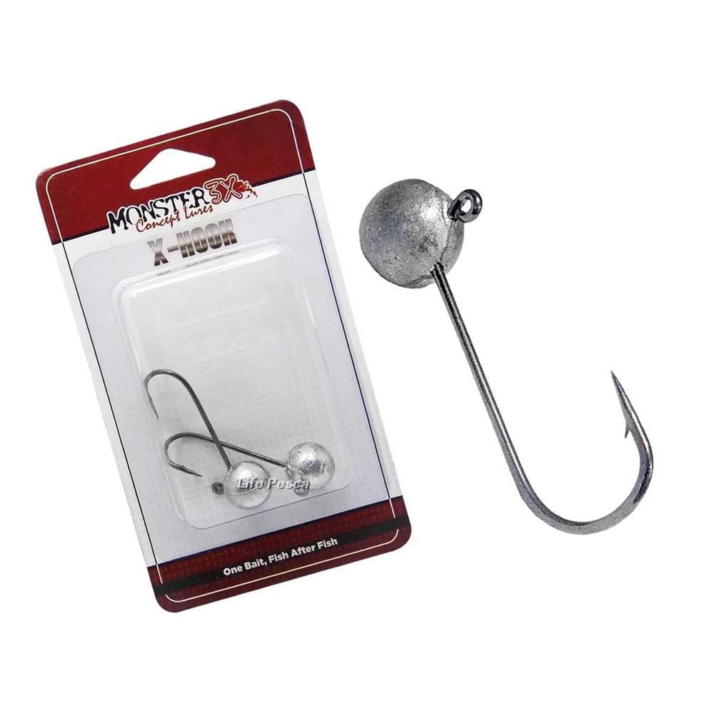 Anzol Jig Head Super Ball 4/0 9G Monster 3X - 2 Unidades