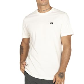 Camiseta Billabong Icon Patch WT25 Masculina Off White