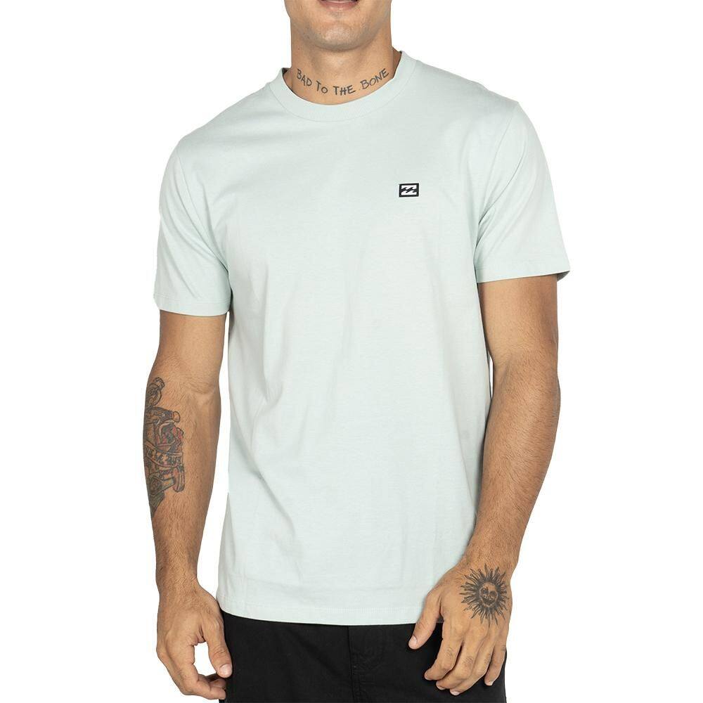 Camiseta Billabong Icon Patch WT25 Masculina Azul Claro