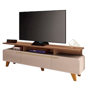 Rack Bancada De 70 Pol 200cm Amago H01 Castanho/off - Mpozenato