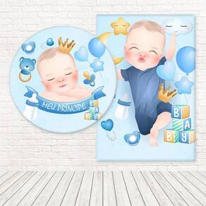 Kit Painéis Casadinho Tecido Chá De Bebê Fpc-522