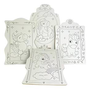 Brinquedo Kit Pintura Infantil Cavalete Avental