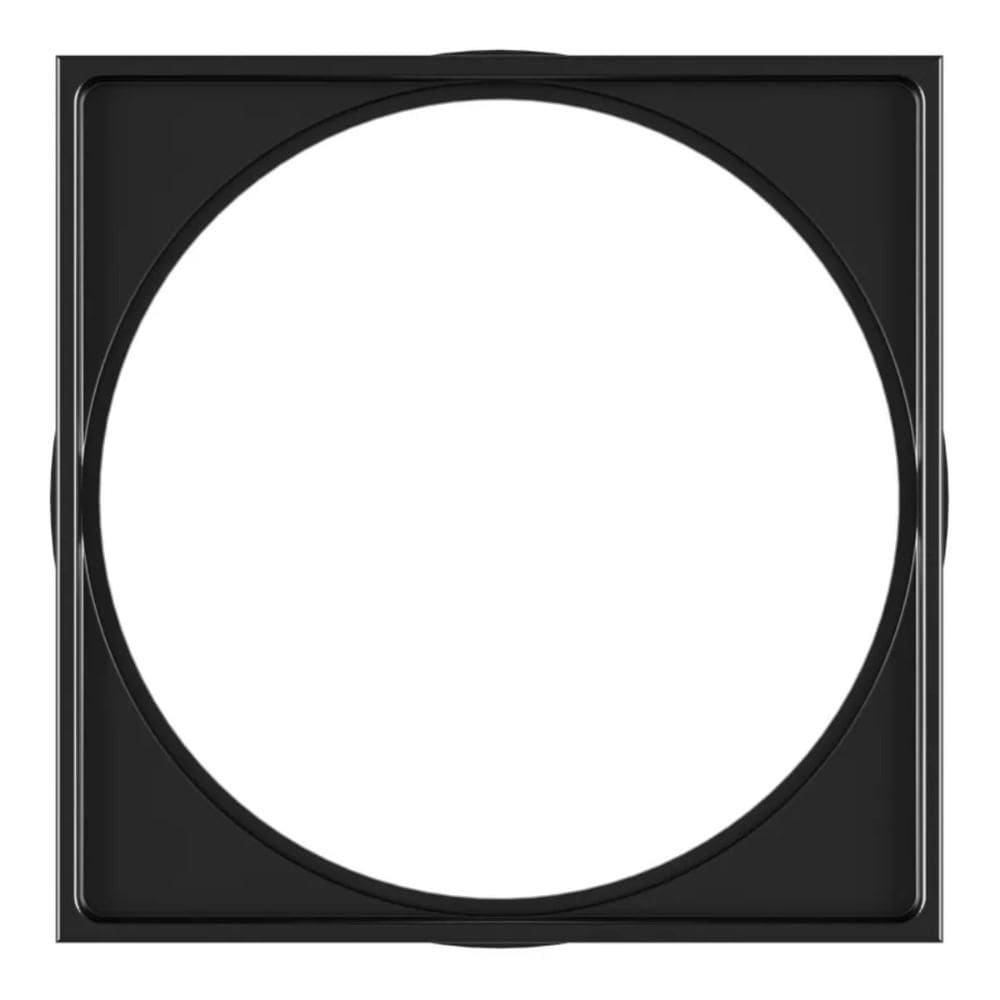 Porta-Grelha Quadrado Astra 9,4x9,4cm Preto Fosco