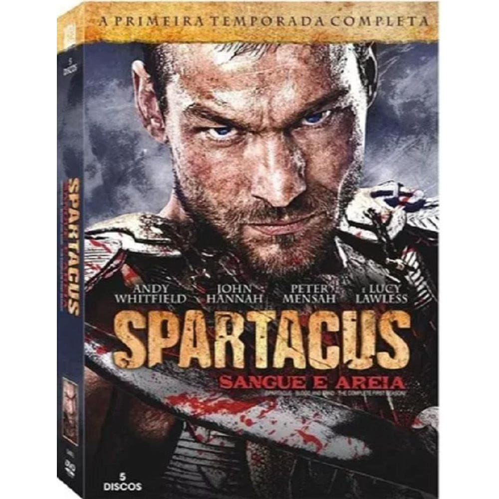 Box Spartacus Sangue E Areia 1ª Temp. Completa 5 DVDs