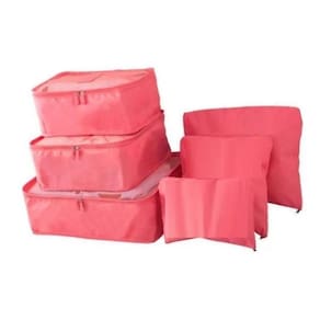 Organizador Mala Viagem Bagagem Kit 6 Peças Nécessaire Bolsa