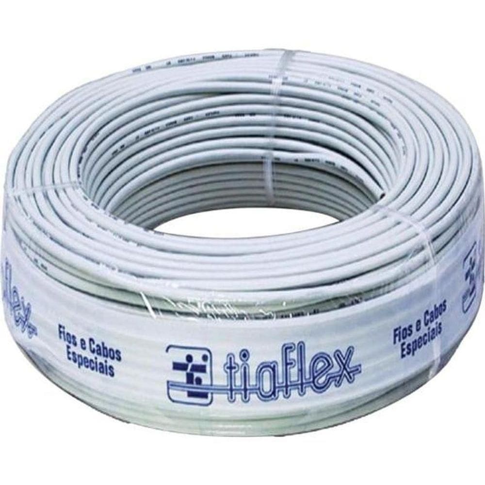Fio Manga 4 X 22awg Com Blindagem Bege Tiaflex - Rl - 100