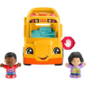 Carrinho Ônibus Escolar Little People Com Luz e Som - Mattel HYP40