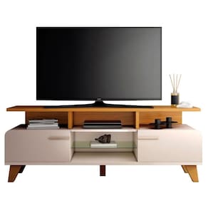 Rack Bancada Para 60 Pol 160cm Amago H01 Cinamomo/off - Mpozenato