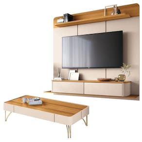 Home Suspenso Galax e Mesa Cadenza Cinamomo Off White - HB Móveis