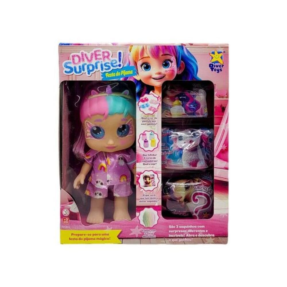 Boneca Diver Surprise - Festa Do Pijama