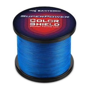 Linha de pesca KastKing Superpower ColorShield Blue 65LB 1000Y