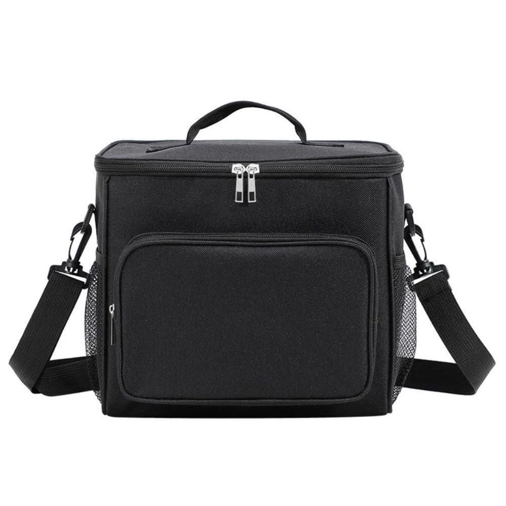 Bolsa Térmica Marmita Lancheira Multiuso Alça Trabalho Academia Preto