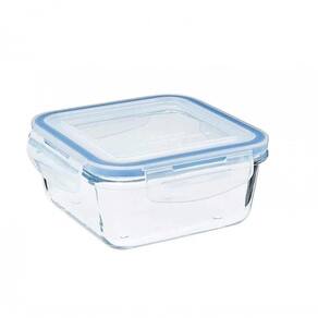 Pote Hermetico Quadrado Marmita De Vidro 550 Ml - Mimo