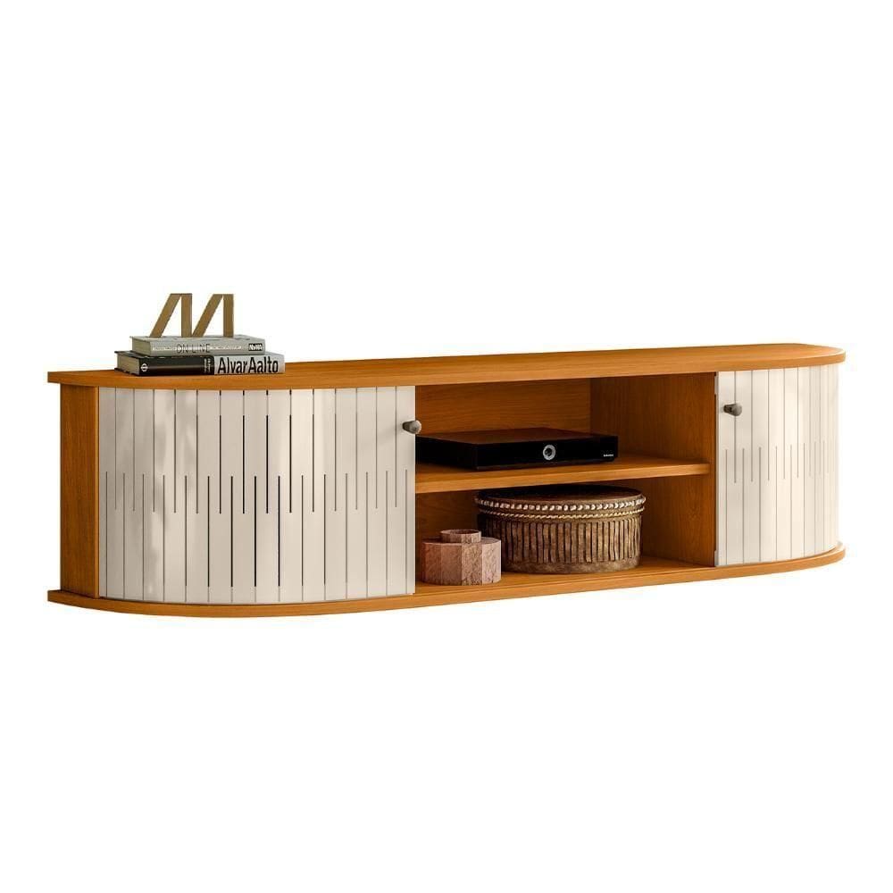 Rack Bancada De 60 Pol 136cm Helena Z10 Off/cinamomo - Mpozenato