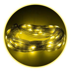 Led Pisca Linha 30 Metros Lâmpadas Tomada 8 Modos Natal Ano