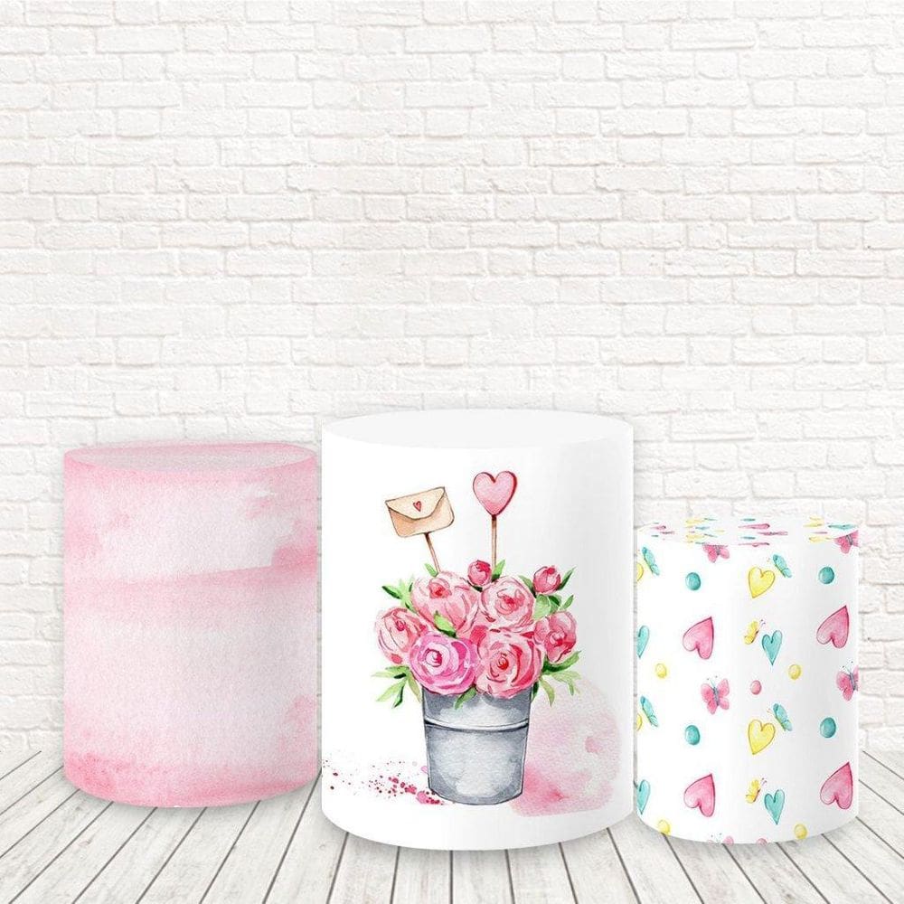 Trio De Capas Tecido Sublimado 3D Meus 15 Anos Fcc-527