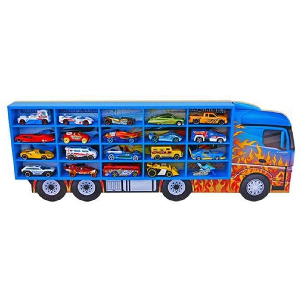 Estante Hot Wheels Painel Expositor 20 Carrinhos Mdf 87cm