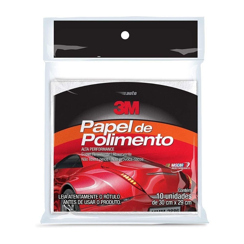 Papel Polimento 3m Auto 10 Folhas