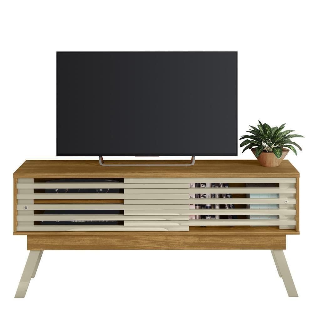 Rack Bancada De 65 Pol 150cm Keli Z10 Cumaru/opala - Mpozenato