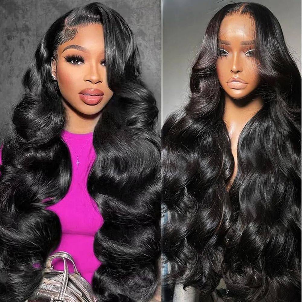 Peruca frontal de renda Vipeony Body Wave, cabelo humano de 24 polegadas