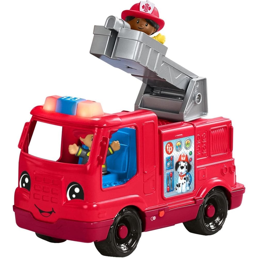 Caminhão Little People De Bombeiro Com Luz e Som - Mattel HYP41