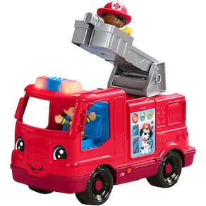 Caminhão Little People De Bombeiro Com Luz e Som - Mattel HYP41