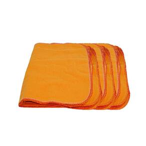 Flanela De Limpeza Pesada 40X60 Amarela Kit 10 Un