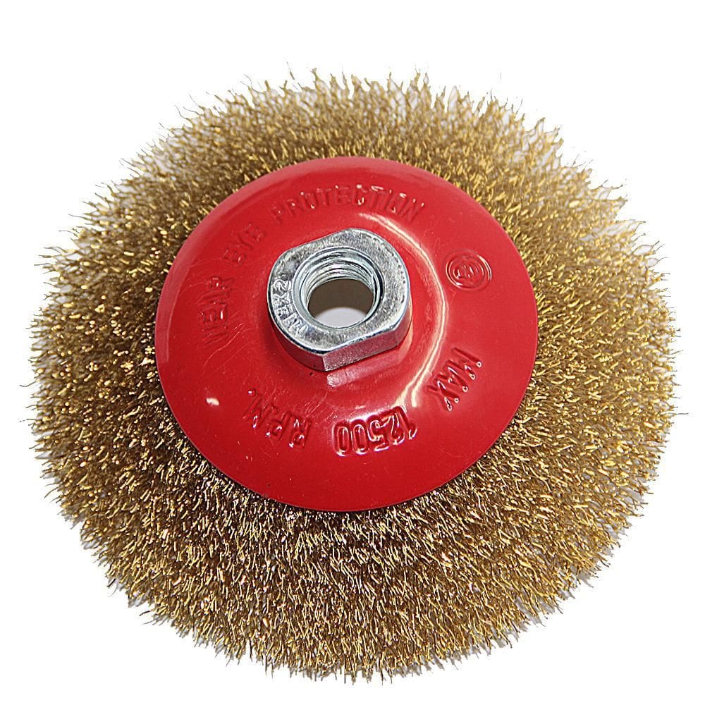Escova Aço Circular Esmerilhadeira 125mm M14 MTX