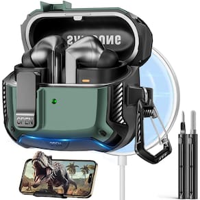 Capa para Samsung Galaxy Buds 3 e Galaxy Buds 3 Pro com suporte