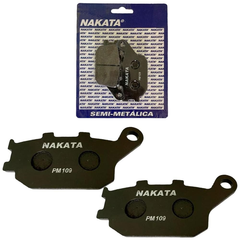 Pastilha Freio Moto Traseiro Fz6 600 Cb 1000 NAKATA PM109