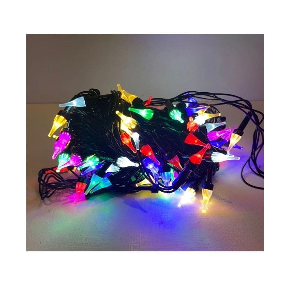100 Lâmpadas Pisca Pisca Formato Bico Luz Led Natal Colorido