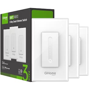 Smart Dimmer Switch Home Smart 3 Way for Light, pacote com 3