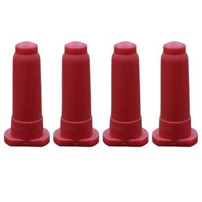 Bico Alimentador Mamadeira Baspan Vermelho Bezerros 4un